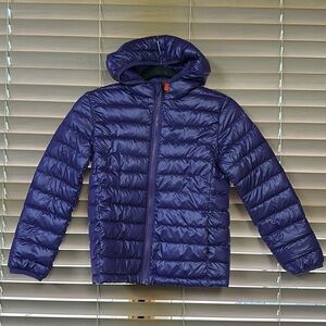Primary Kids Puffer Jacket Purple Youth Girls Size 8-9 Preowned